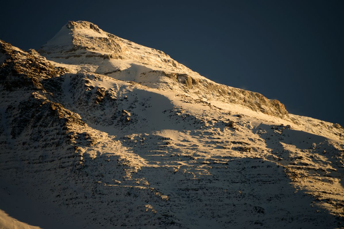 04 Sunset On Mount Everest North Face Close Up From Mount Everest North Face Advanced Base Camp 6400m In Tibet